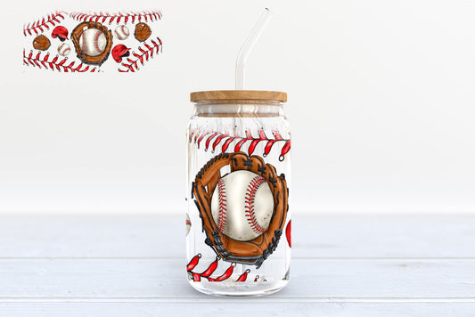 Baseball Glass Can