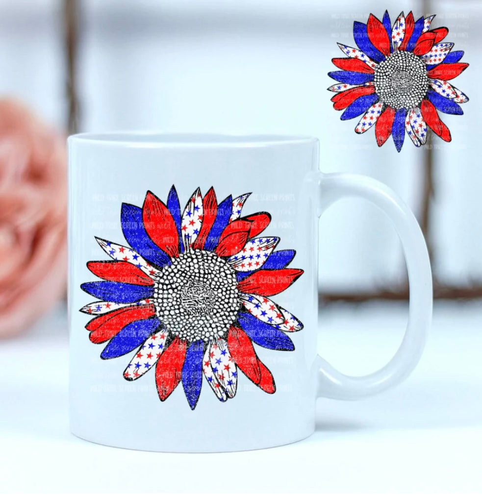 American Sunflower Coffee Mug